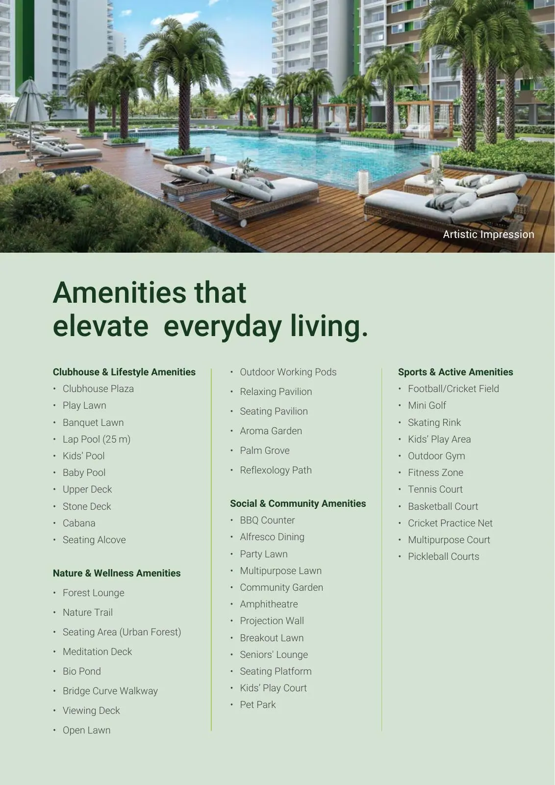 Adarsh Parkland brochure page